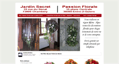 Desktop Screenshot of fleuristechambery.com